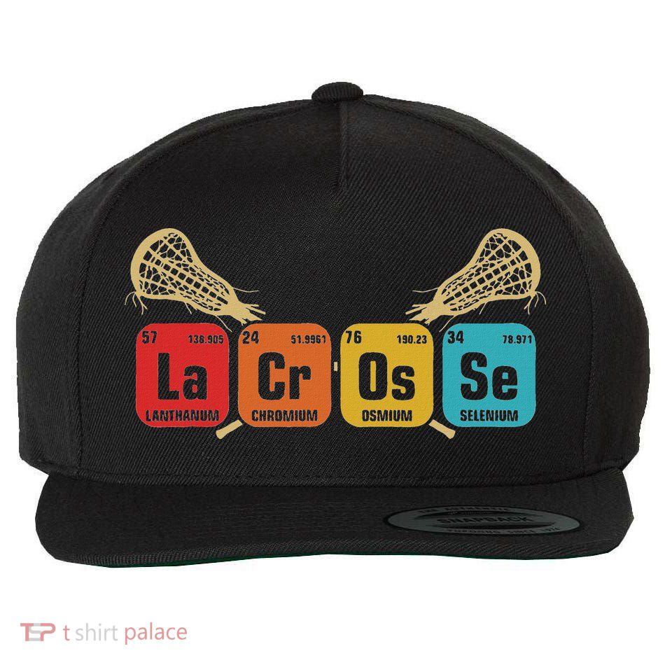 Lacrosse Periodic Table Of Elements Chemistry Sport Wool Snapback Cap