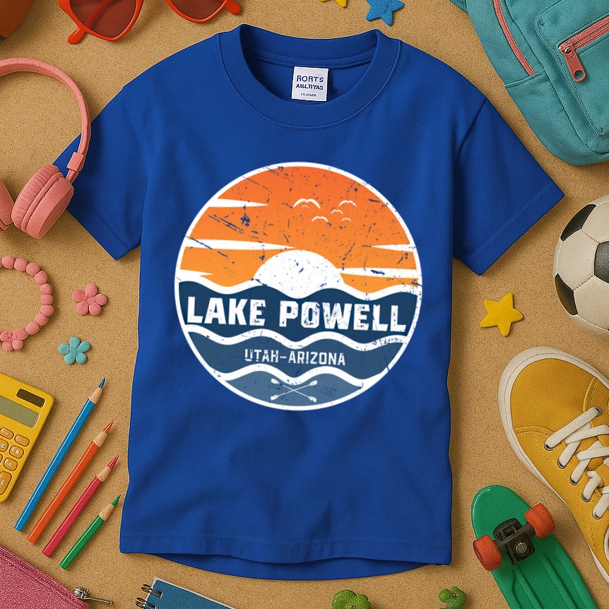 Lake Powell Utah Arizona Funny Gift Lake Powell Great Gift Kids T-Shirt