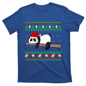 Lazy Panda Ugly Christmas Cute Gift T-Shirt