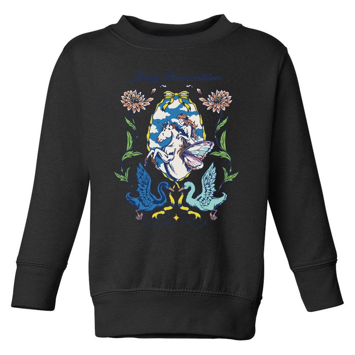 Lively Premonition Unicorn Toddler Sweatshirt