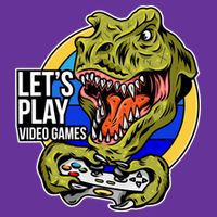 Lets Play Video Games T Rex Kids T-Shirt