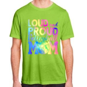 Loud Proud Volleyball Mama Volleyball Mom Game Day Vibes Great Gift Adult ChromaSoft Performance T-Shirt