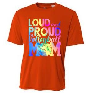 Loud Proud Volleyball Mama Volleyball Mom Game Day Vibes Great Gift Cooling Performance Crew T-Shirt