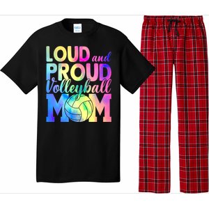 Loud Proud Volleyball Mama Volleyball Mom Game Day Vibes Great Gift Pajama Set