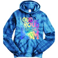 Loud Proud Volleyball Mama Volleyball Mom Game Day Vibes Great Gift Tie Dye Hoodie