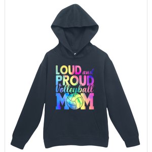 Loud Proud Volleyball Mama Volleyball Mom Game Day Vibes Great Gift Urban Pullover Hoodie