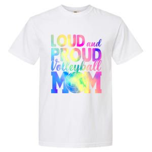 Loud Proud Volleyball Mama Volleyball Mom Game Day Vibes Great Gift Garment-Dyed Heavyweight T-Shirt