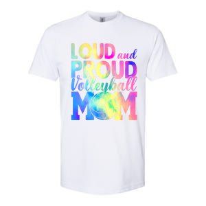 Loud Proud Volleyball Mama Volleyball Mom Game Day Vibes Great Gift Softstyle CVC T-Shirt