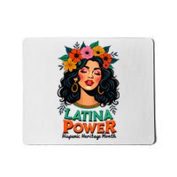 Latina Power Wo Hispanic Heritage Month 2024 Flowers Mousepad