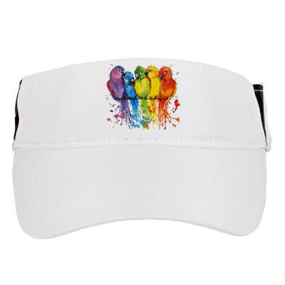 Love Parrot Women Parrot Lovers Adult Drive Performance Visor