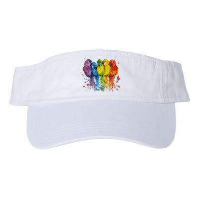 Love Parrot Women Parrot Lovers Valucap Bio-Washed Visor