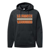 La Puente Warriors Horizontal Stripes Performance Fleece Hoodie