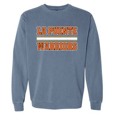 La Puente Warriors Horizontal Stripes Garment-Dyed Sweatshirt