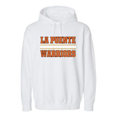 La Puente Warriors Horizontal Stripes Garment-Dyed Fleece Hoodie