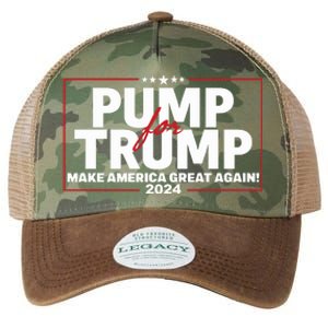 Lil Pump Wearing Pump For Trump America Great Again 2024 Legacy Tie Dye Trucker Hat