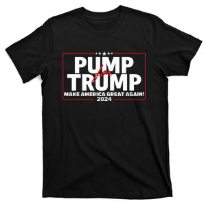 Lil Pump Wearing Pump For Trump America Great Again 2024 T-Shirt