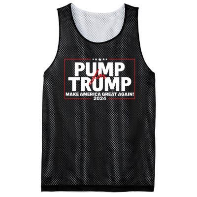 Lil Pump Wearing Pump For Trump America Great Again 2024 Mesh Reversible Basketball Jersey Tank