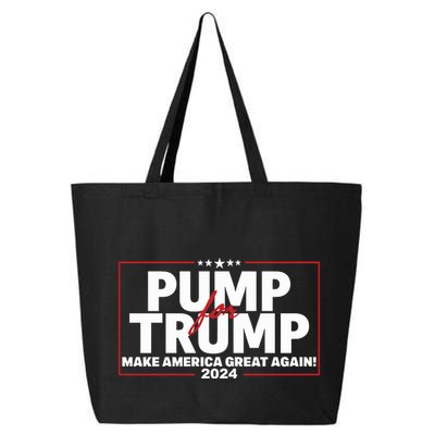 Lil Pump Wearing Pump For Trump America Great Again 2024 25L Jumbo Tote