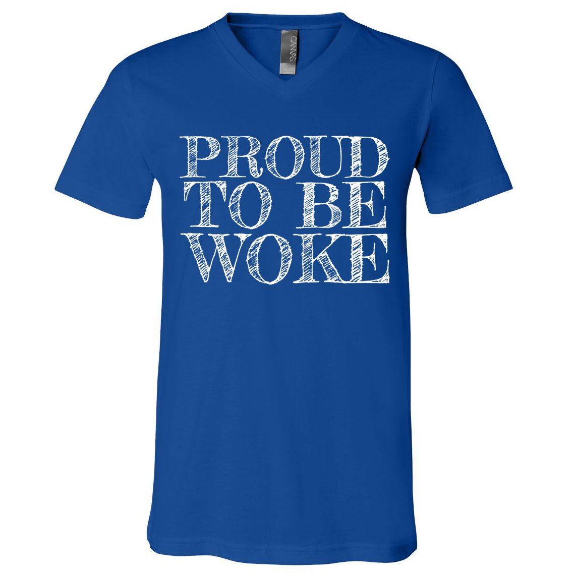 Leftist Politically Well Informed Socialist Proud To Be Woke Gift V-Neck T-Shirt