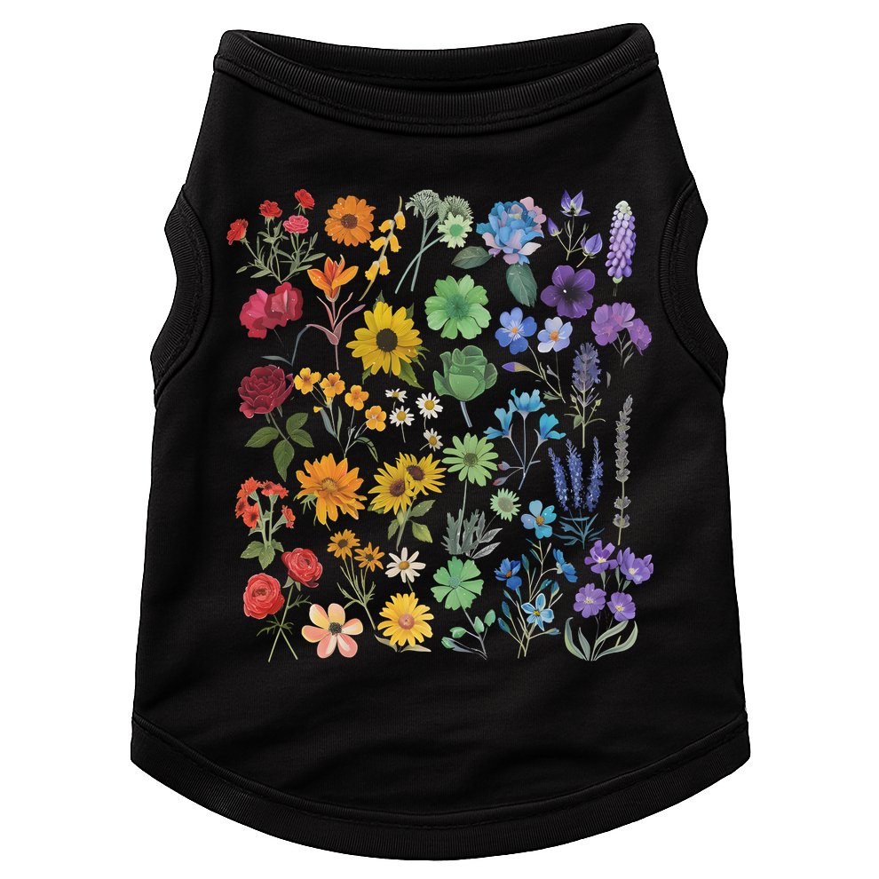 Lgbt Pride Wildflowers Pride Month Doggie Tank