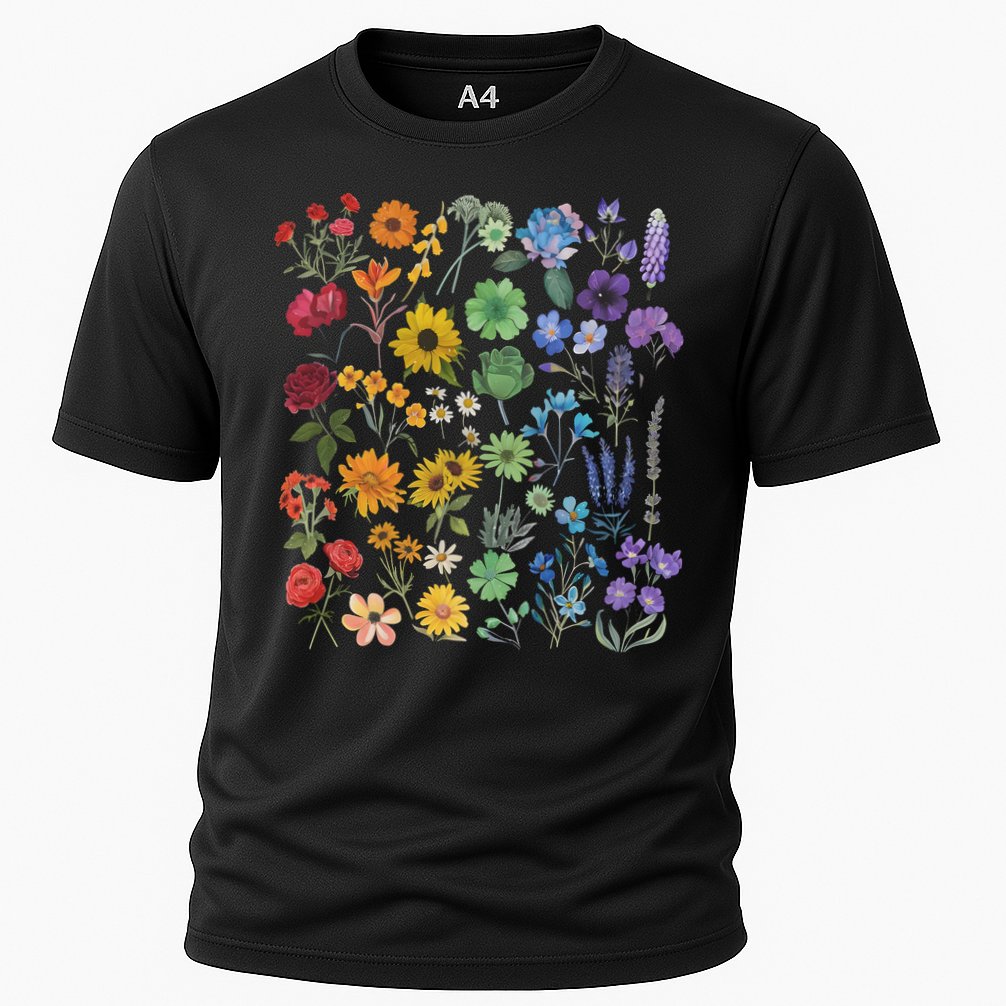 Lgbt Pride Wildflowers Pride Month Cooling Performance Crew T-Shirt