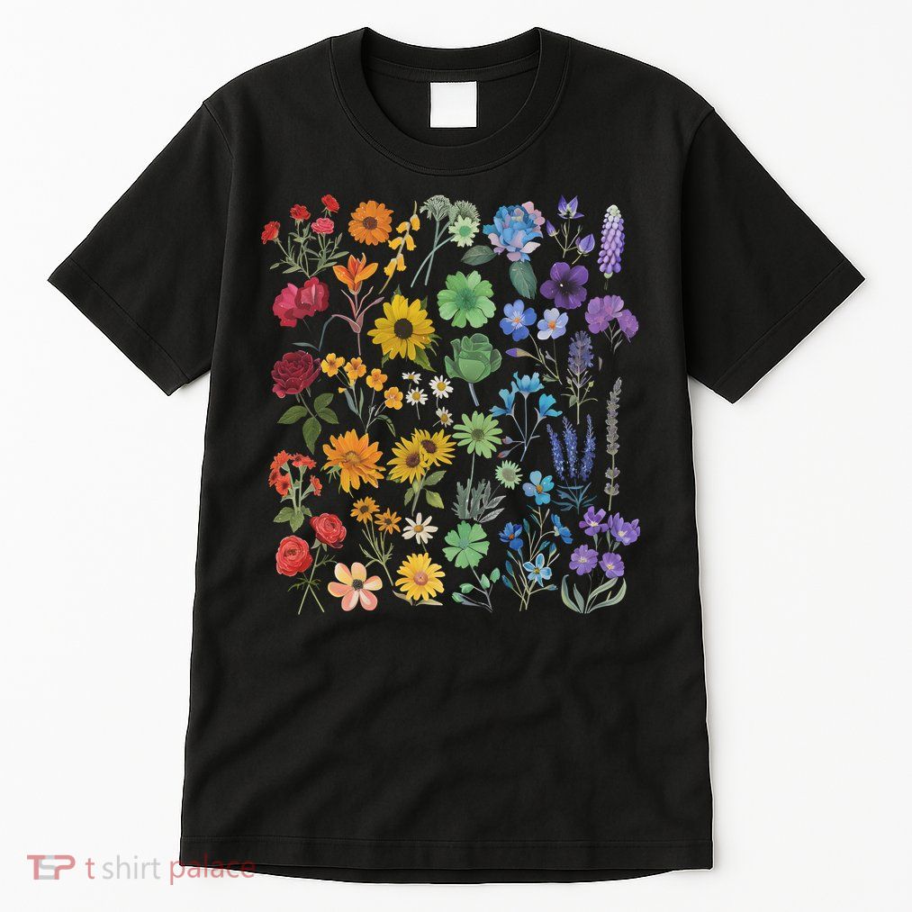 Lgbt Pride Wildflowers Pride Month Tall T-Shirt