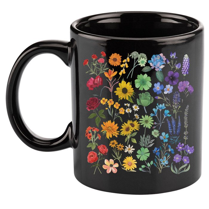Lgbt Pride Wildflowers Pride Month 11oz C Handle Ceramic Mug