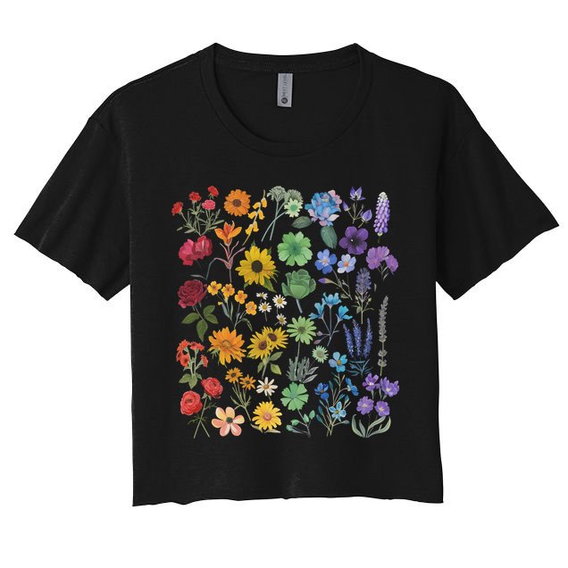 Lgbt Pride Wildflowers Pride Month Crop Top