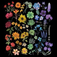 Lgbt Pride Wildflowers Pride Month Zip Tote Bag