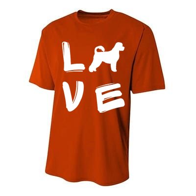 Love Portuguese Water Dog Great Gift Performance Sprint T-Shirt