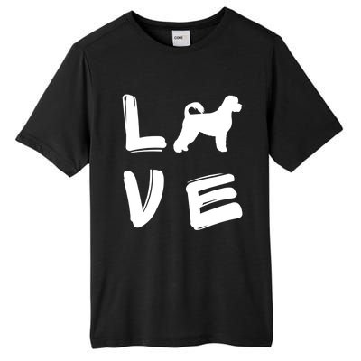 Love Portuguese Water Dog Great Gift Tall Fusion ChromaSoft Performance T-Shirt