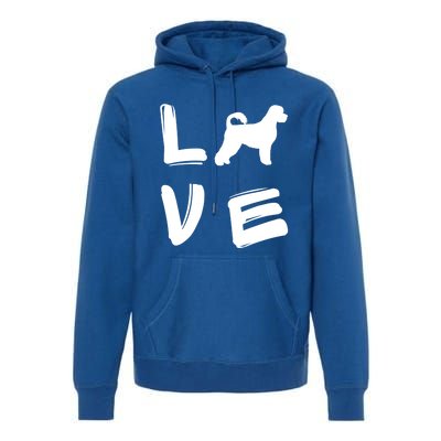 Love Portuguese Water Dog Great Gift Premium Hoodie