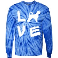 Love Portuguese Water Dog Great Gift Tie-Dye Long Sleeve Shirt