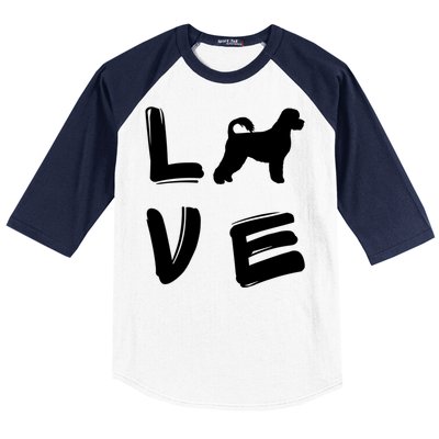 Love Portuguese Water Dog Great Gift Baseball Sleeve Shirt