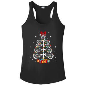 Lacrosse Player Xmas Gift Lacrosse Christmas Tree Ladies PosiCharge Competitor Racerback Tank