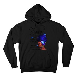 Libra Queen Afro Melanin Birthday Gift For Black Wo Hoodie