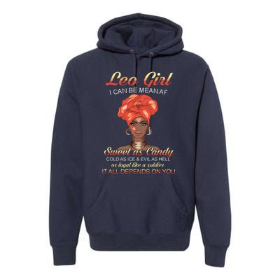 Leo Queens Are Born In Leo Premium Hoodie