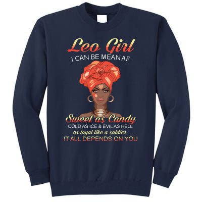 Leo Queens Are Born In Leo Tall Sweatshirt