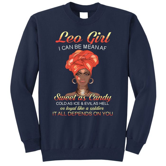 Leo Queens Are Born In Leo Tall Sweatshirt