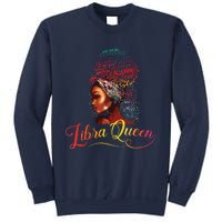 Libra Queen Afro Women September October Melanin Birthday Sweatshirt