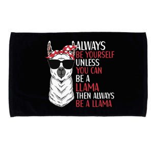 LLama Quote Apparel LLama Lovers Cute Alpacas Microfiber Hand Towel