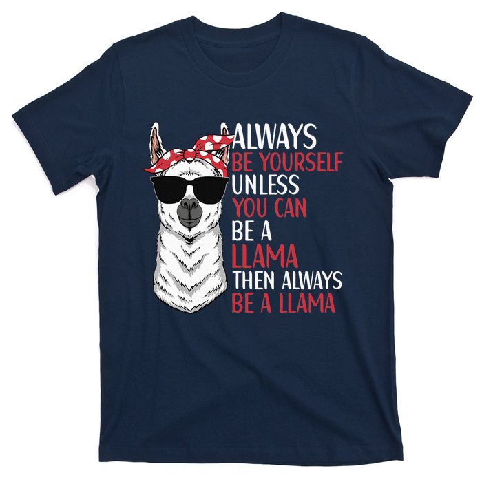 LLama Quote Apparel LLama Lovers Cute Alpacas T-Shirt