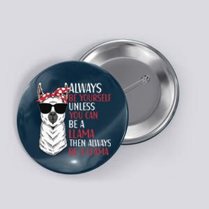 LLama Quote Apparel LLama Lovers Cute Alpacas Button