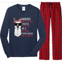 LLama Quote Apparel LLama Lovers Cute Alpacas Long Sleeve Pajama Set