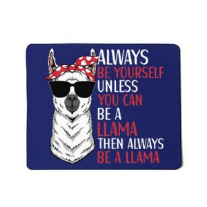 LLama Quote Apparel LLama Lovers Cute Alpacas Mousepad