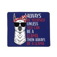 LLama Quote Apparel LLama Lovers Cute Alpacas Mousepad