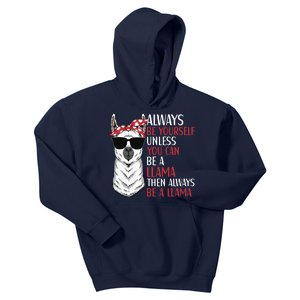 LLama Quote Apparel LLama Lovers Cute Alpacas Kids Hoodie