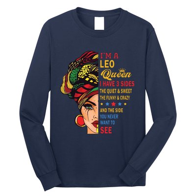 Leo Queens Are Born In July 23 August 22 Long Sleeve Shirt