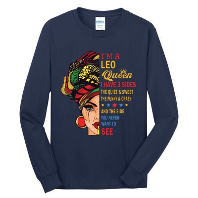 Leo Queens Are Born In July 23 August 22 Tall Long Sleeve T-Shirt