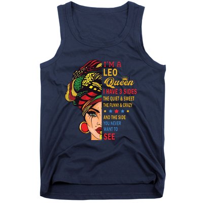 Leo Queens Are Born In July 23 August 22 Tank Top